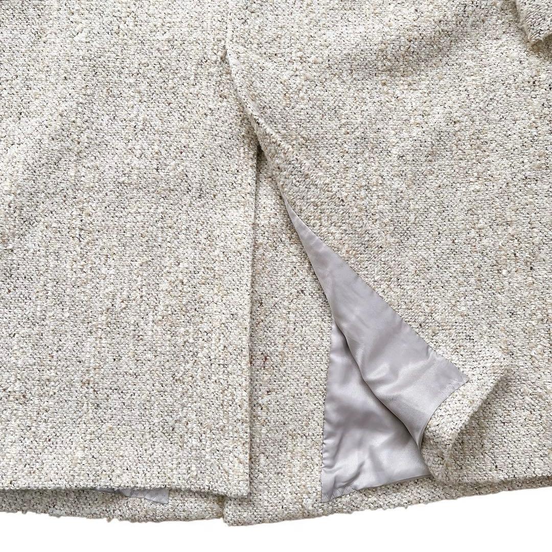 ジャーナルスタンダードレサージュ　ピュアウールブークレコート　ベージュグレー