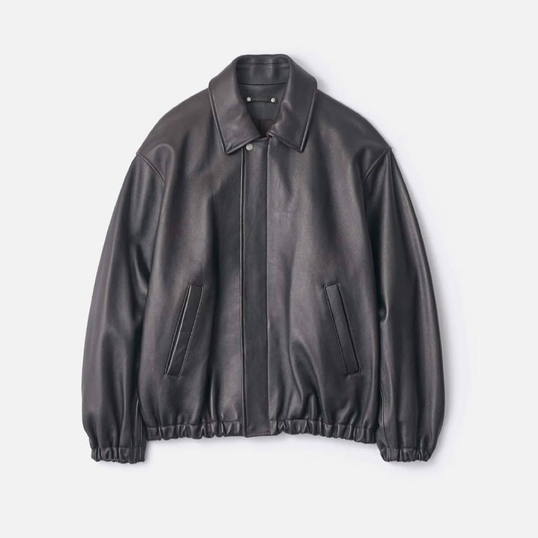 ジャケット・アウター ssstein SHEEP LEATHER ZIP SHORT JACKET