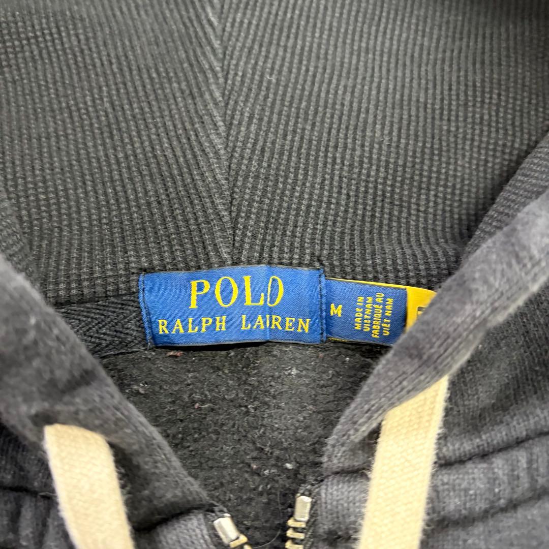 【極上】鬼フェード 肉厚×サーマルRalph Lauren フルジップパーカー