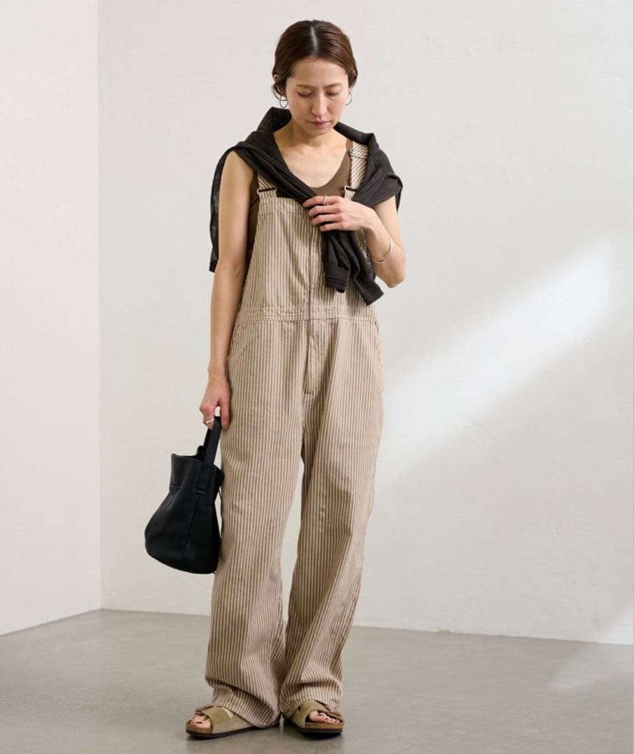 【極美品】フレームワーク ヒッコリーオーバーオール　38