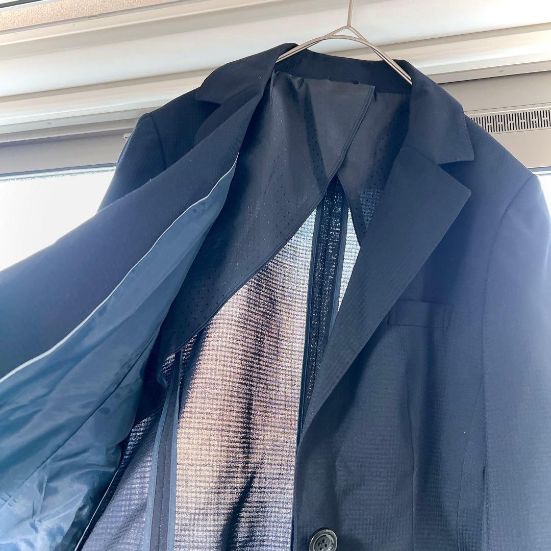 【n-line Precious】スーツセットアップ(13号)３点セット　紺