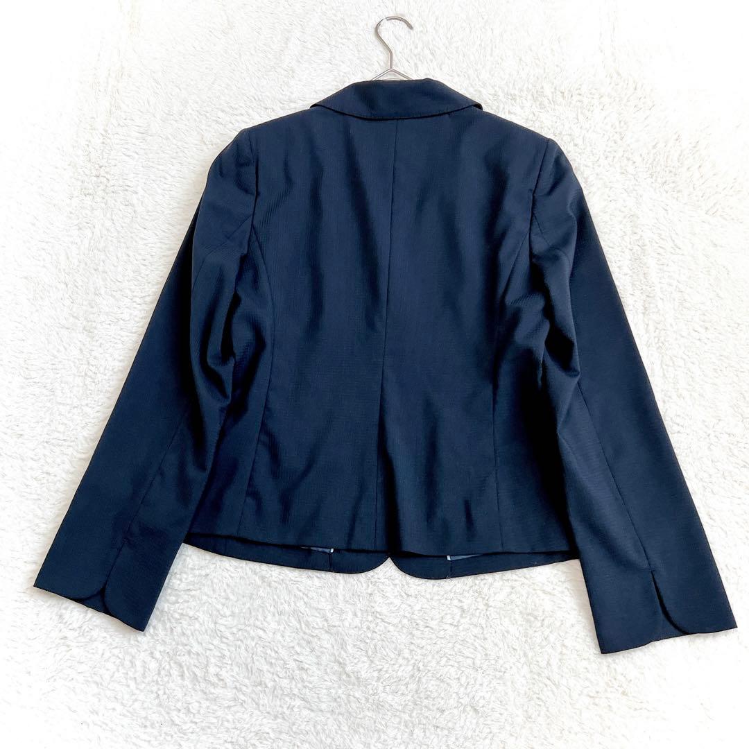 【n-line Precious】スーツセットアップ(13号)３点セット　紺