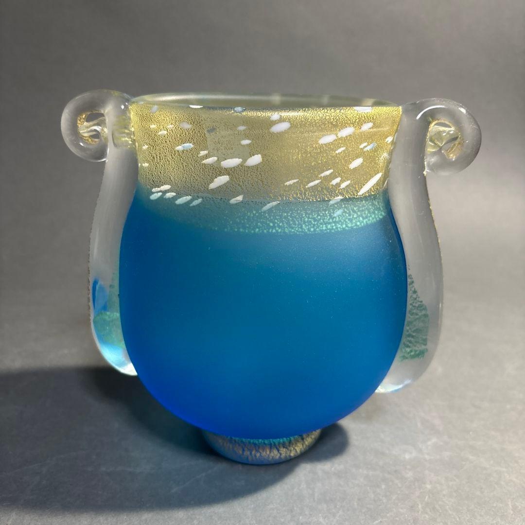 黒木国昭　硝子　花瓶