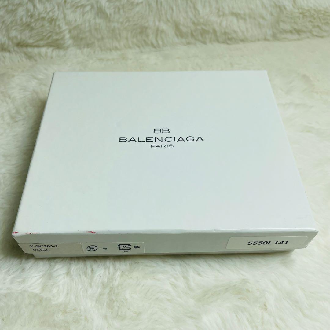 新品未使用　BALENCIAGA バレンシアガライセンスレザー　折り財布激レア