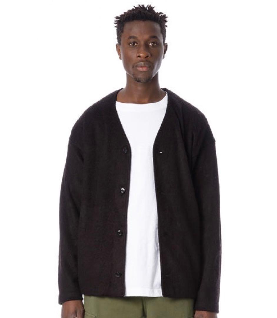 値下げ中SANDINISTA シャギーニットカーディガンBLACK