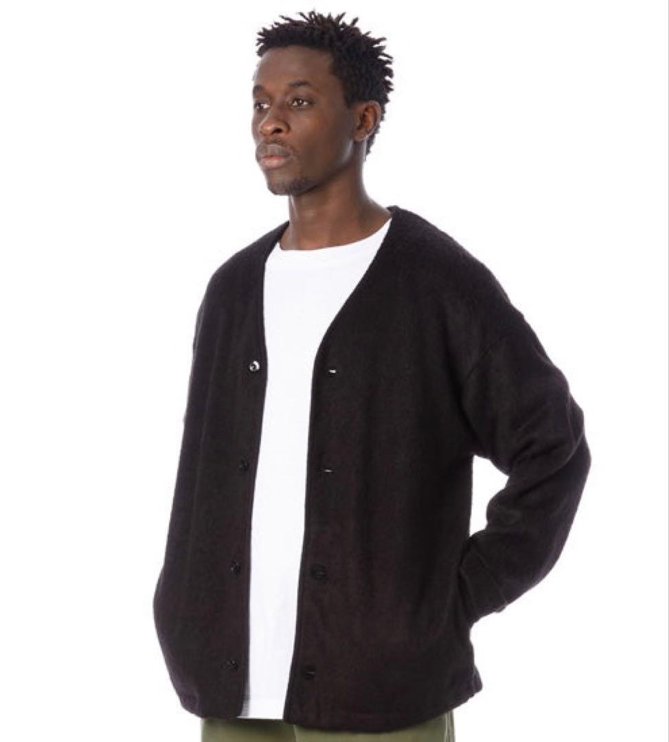 値下げ中SANDINISTA シャギーニットカーディガンBLACK