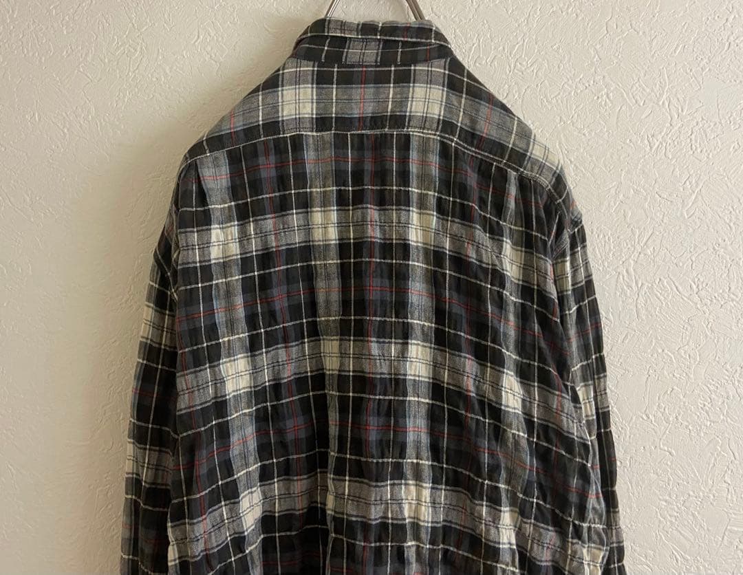 KAPITAL キャピタル ワッシャー加工 プルオーバー チェック シャツ