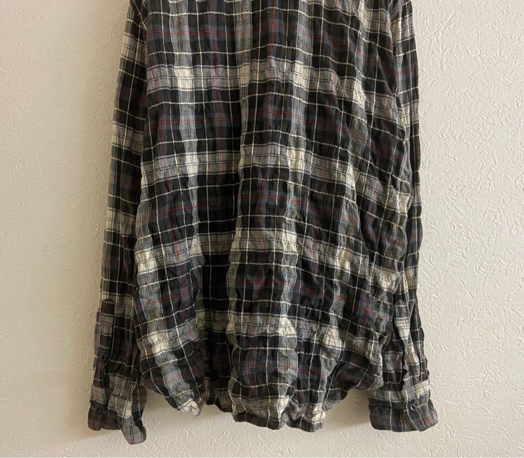 KAPITAL キャピタル ワッシャー加工 プルオーバー チェック シャツ