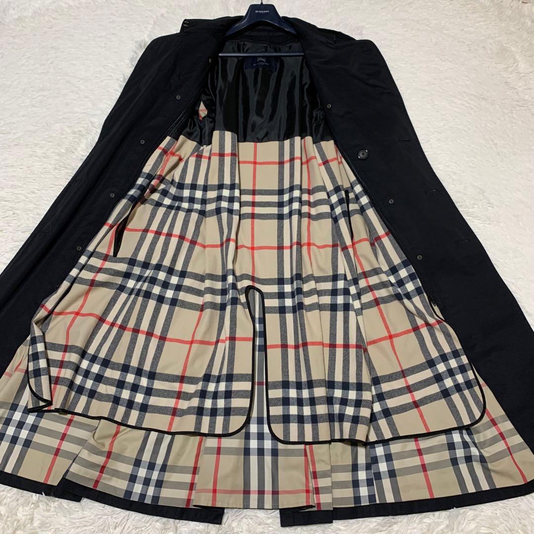 美品　バーバリーロンドン　トレンチ　マキシ丈　メガチェック　ライナー　ベルト