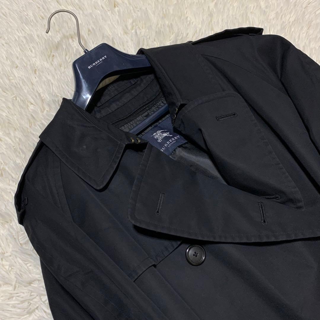 美品　バーバリーロンドン　トレンチ　マキシ丈　メガチェック　ライナー　ベルト