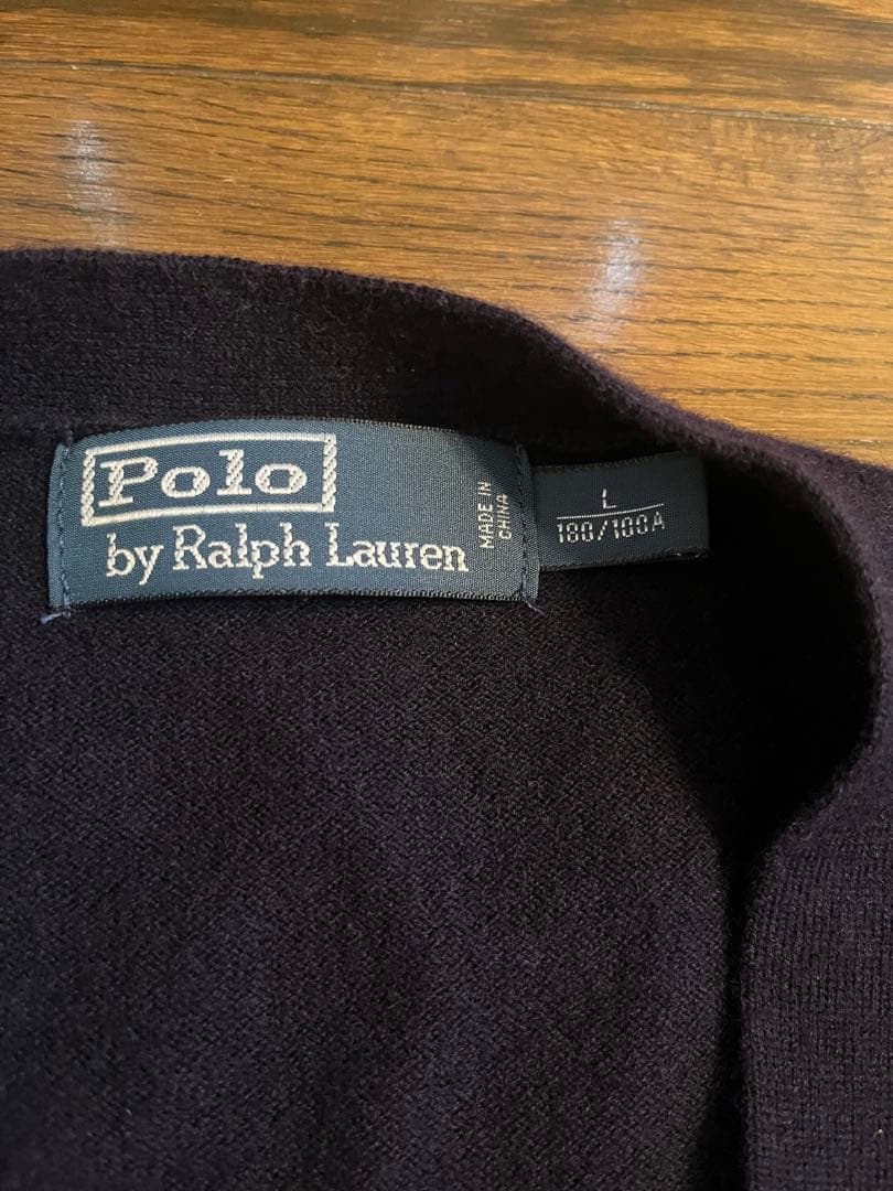 polo ralph lauren カーディガン　ポロラルフローレン　サイズＬ