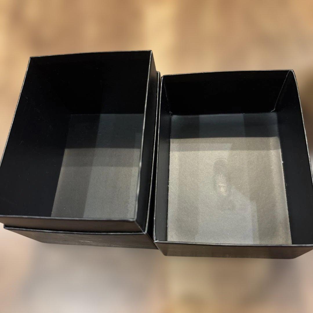 【美品】EMPORIO ARMANI クォーツ時計 シルバー ブラック