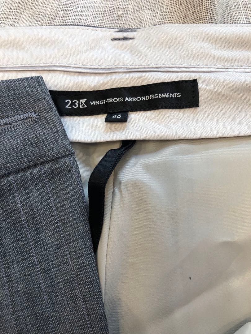 23区ファインネスウール　テーラードジャケット＆パンツスーツ未使用品　46サイズ