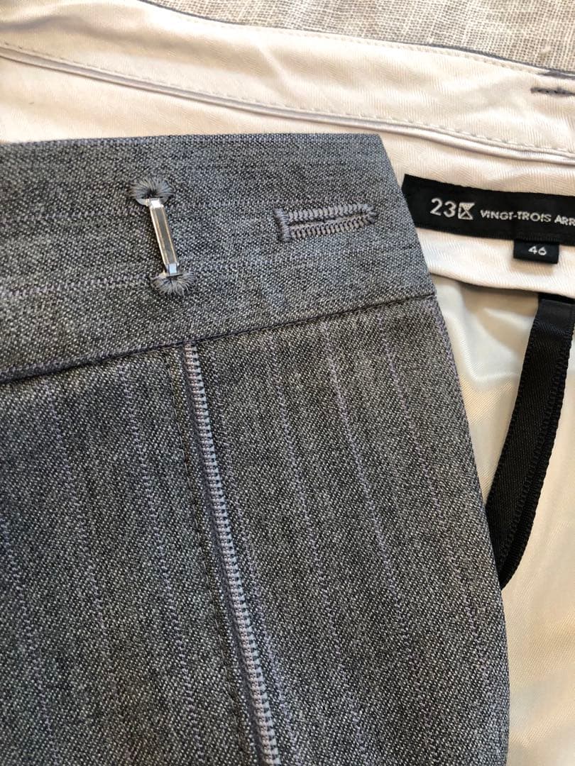 23区ファインネスウール　テーラードジャケット＆パンツスーツ未使用品　46サイズ