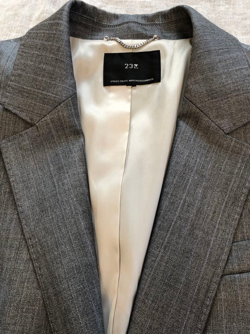 23区ファインネスウール　テーラードジャケット＆パンツスーツ未使用品　46サイズ