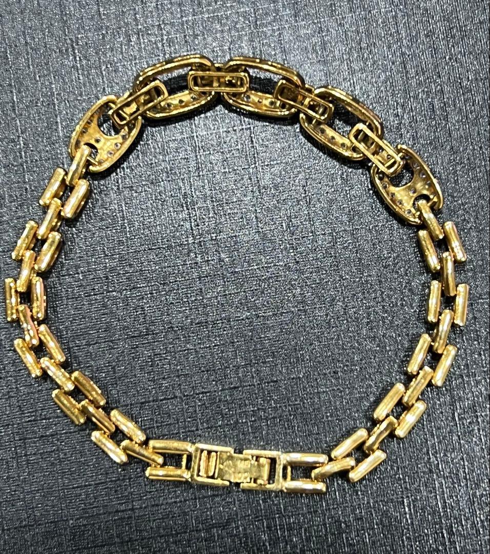 ☆みみりん☆ k18豪華ダイヤモンド ブレスレット　14g