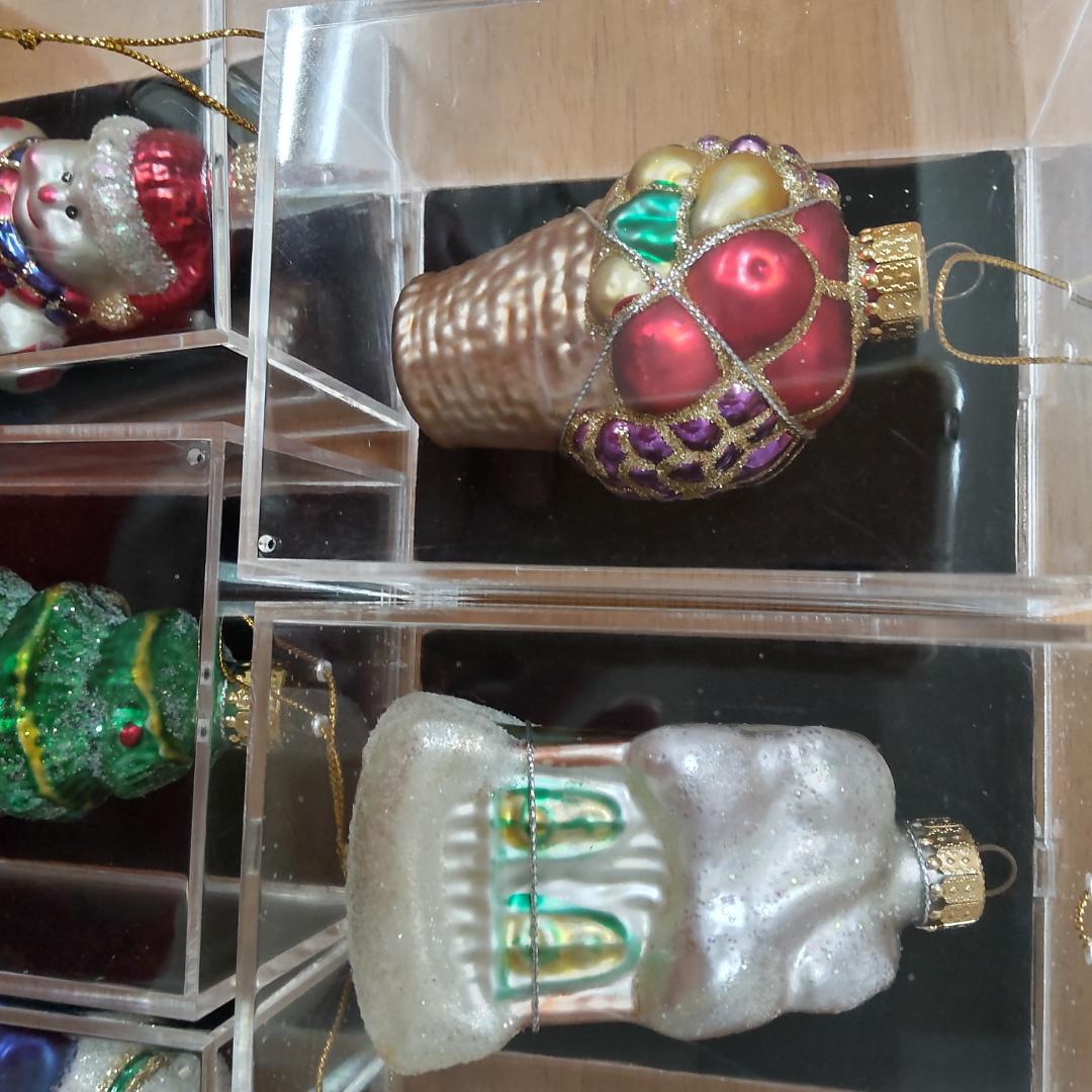 ガラスオーナメント　11ヶセット