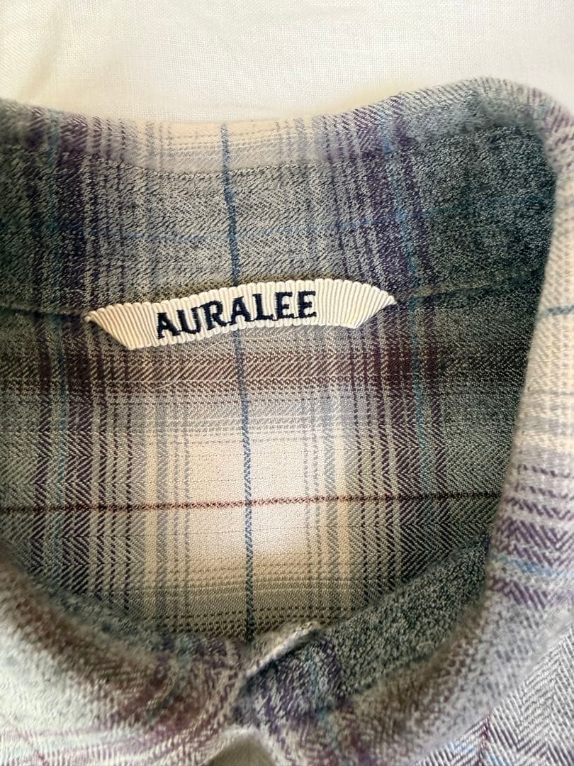 り*り様 auralee 23AW SUPER LIGHT CHECK チェック