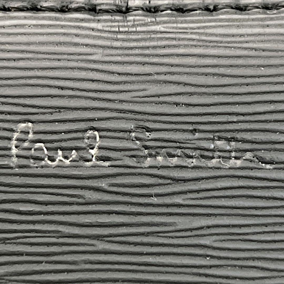 asu様　現行　美品　ポールスミス　ボディバッグ　型押しロゴ　斜めがけ　ブラック