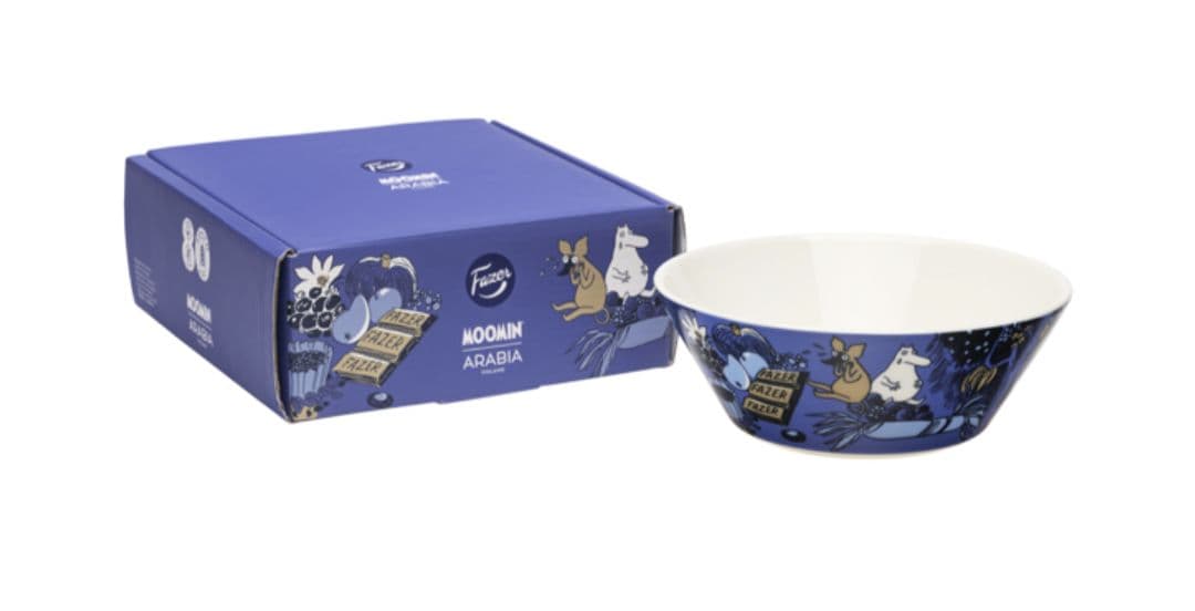 アラビア×ファッツェル ムーミン80周年限定ボウル
