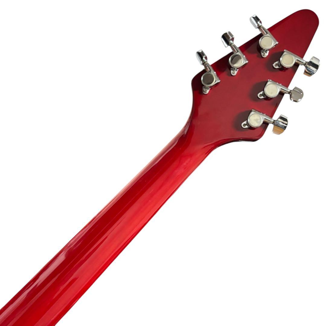 Photogenic フォトジェニック　フライングV エレキギター　レッド