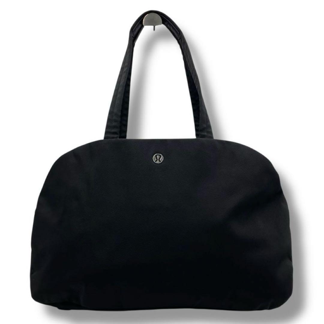 美品 ルルレモン ナイロン ボストン バッグ 25L 2WAY トラベル 黒
