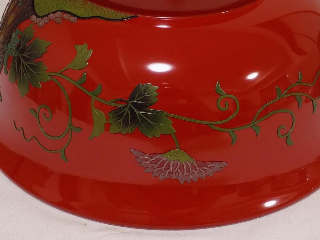 べんぼう 沖縄 琉球漆器 堆錦大椀 新品未使用