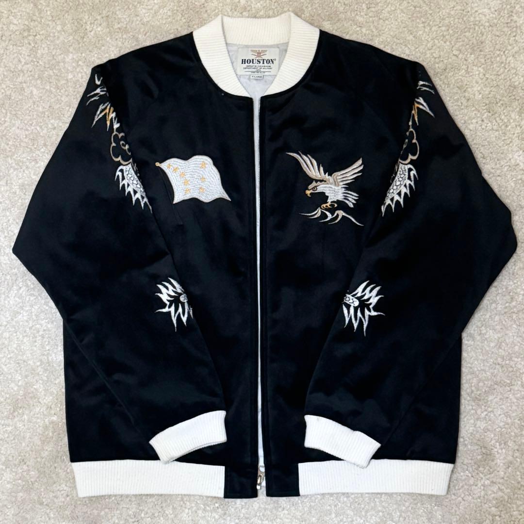 HOUSTON USA アラスカ 日本限定 別珍 スカジャン　XL