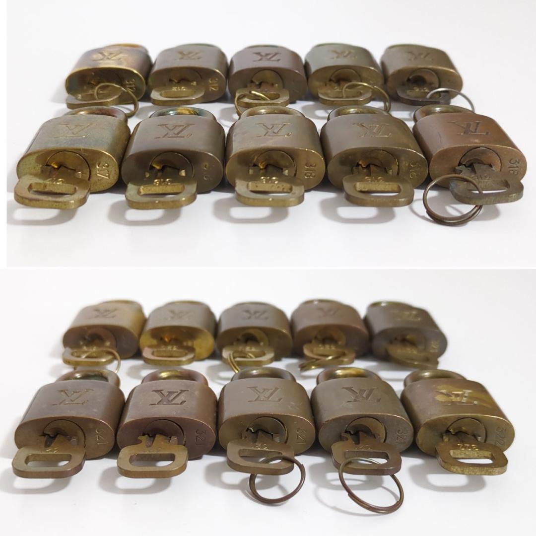 ルイヴィトン パドロック/南京錠 50個セット キー各1本付き