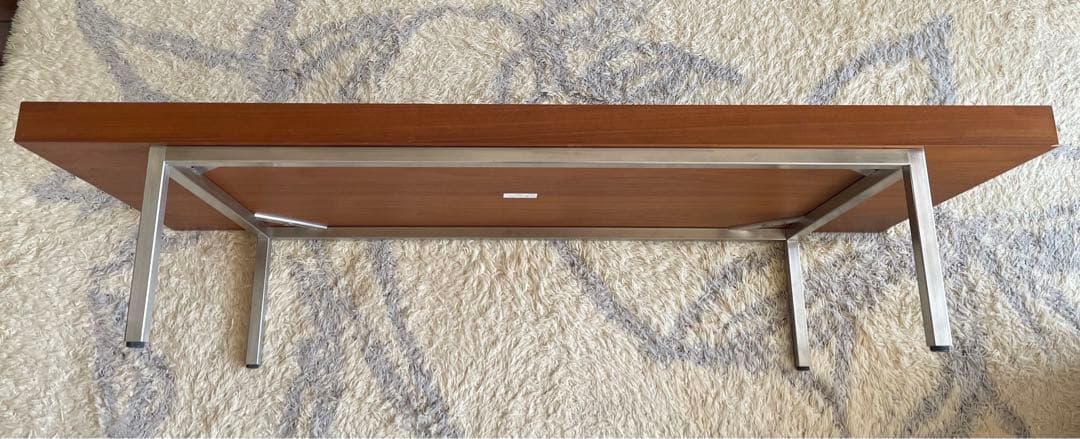 お値下げ☆モダン☆日本フクラ☆ウォールナットローテーブル