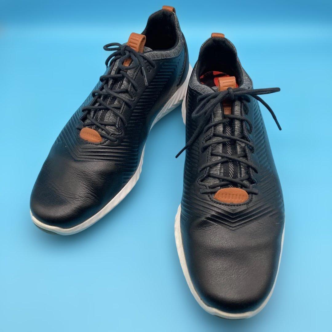 【美品】プーマ PUMAゴルフシューズ IGNITE サイズ28.5cmメンズ黒