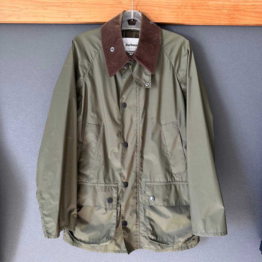 Barbour beams plus別注/M/ナイロン/カーキ/1801306
