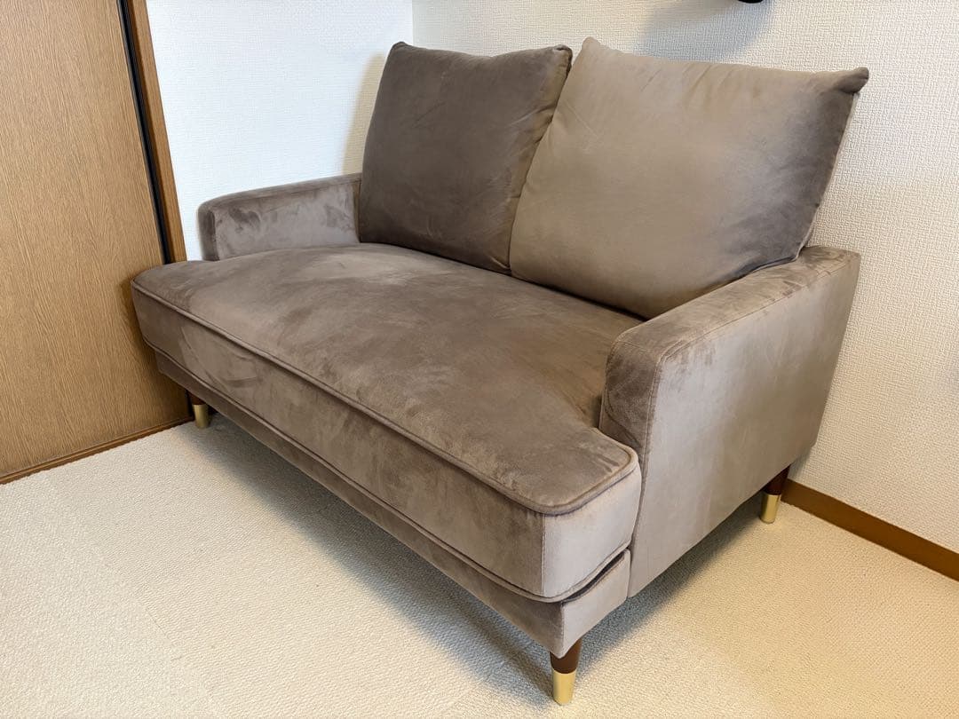 [2万円引き] LOWYA 2人掛けソファ