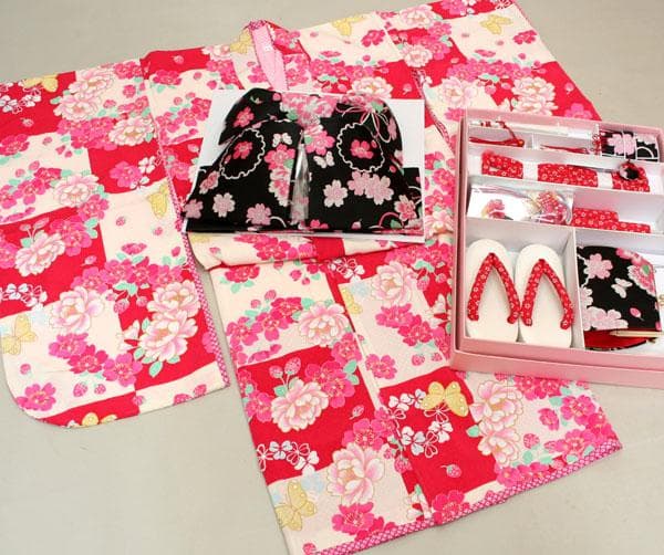 七五三 七歳 女児 着物 祝着 フルセット はなまい