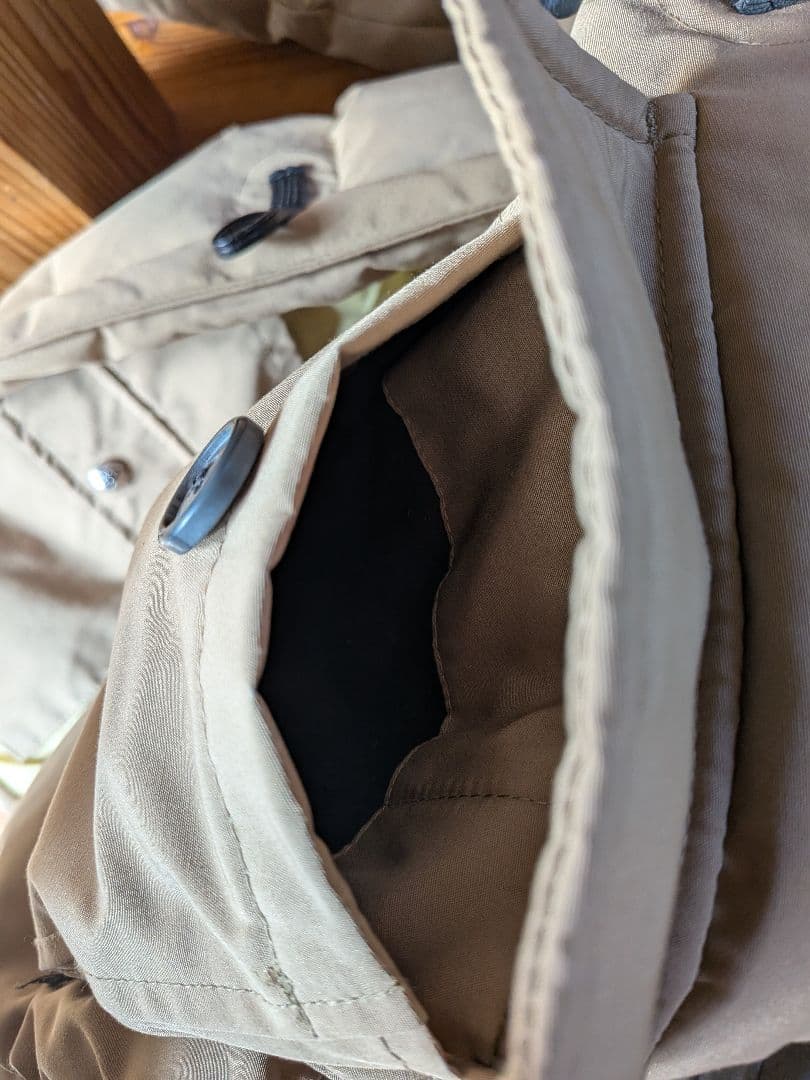 【美品】ケープハイツ ダウンダッフルコート 80/20クロス ベージュ Sサイズ