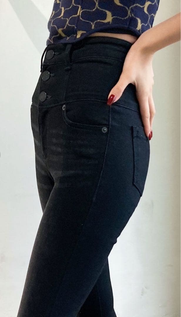 新品 タグ付き EMODA ELDER MONSTERハイウエストデニム