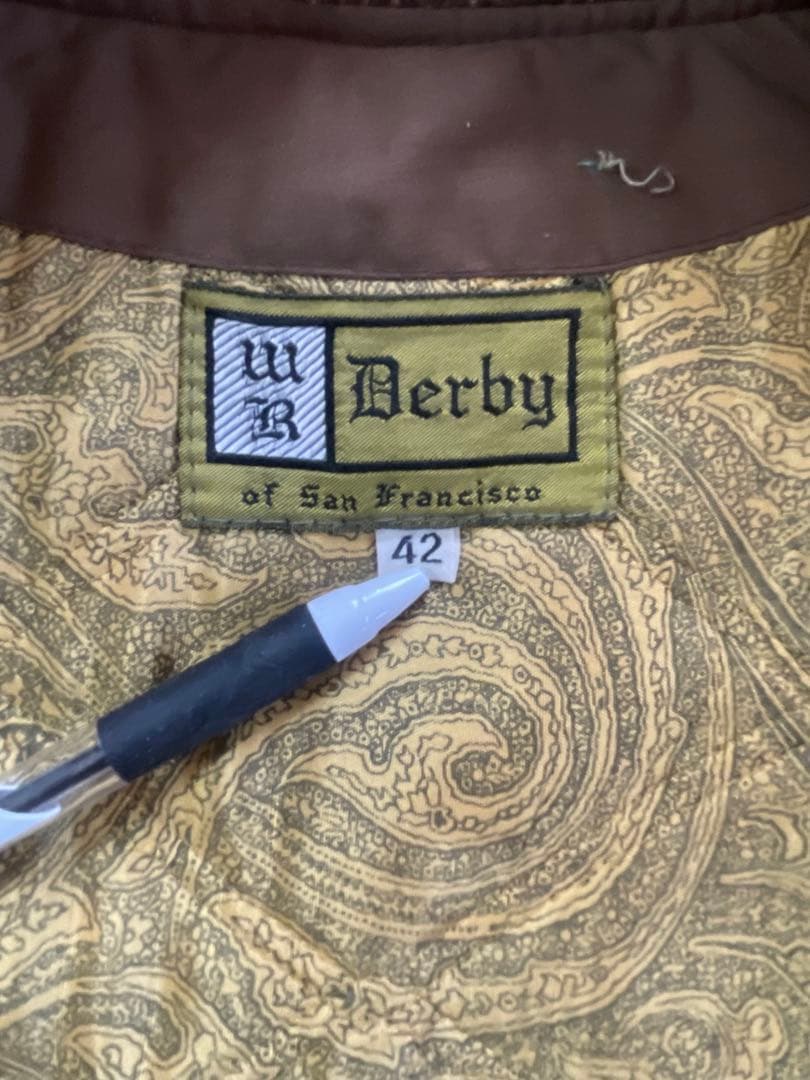 ダービーオブサンフランシスコ　ブラウンジャケット 42