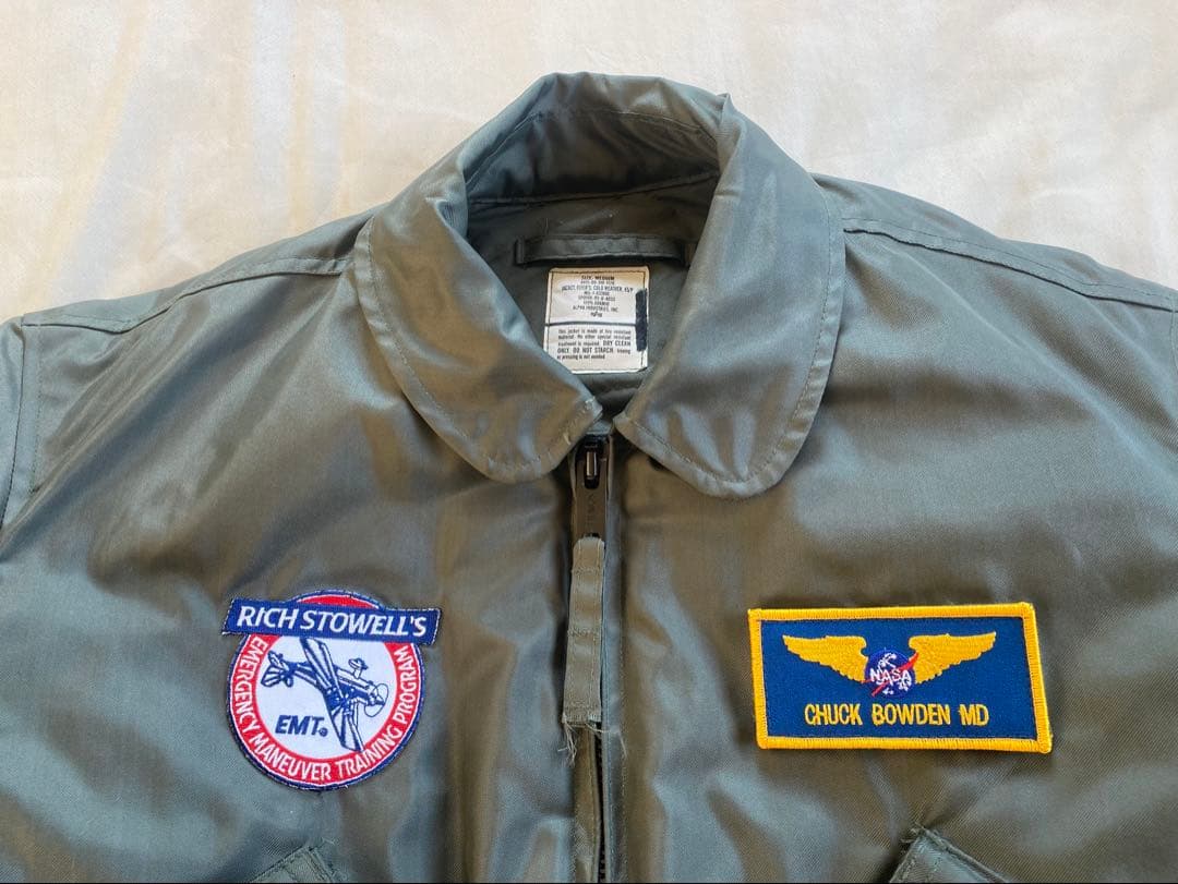 アルファ　フライトジャケット CWU45P 難燃素材