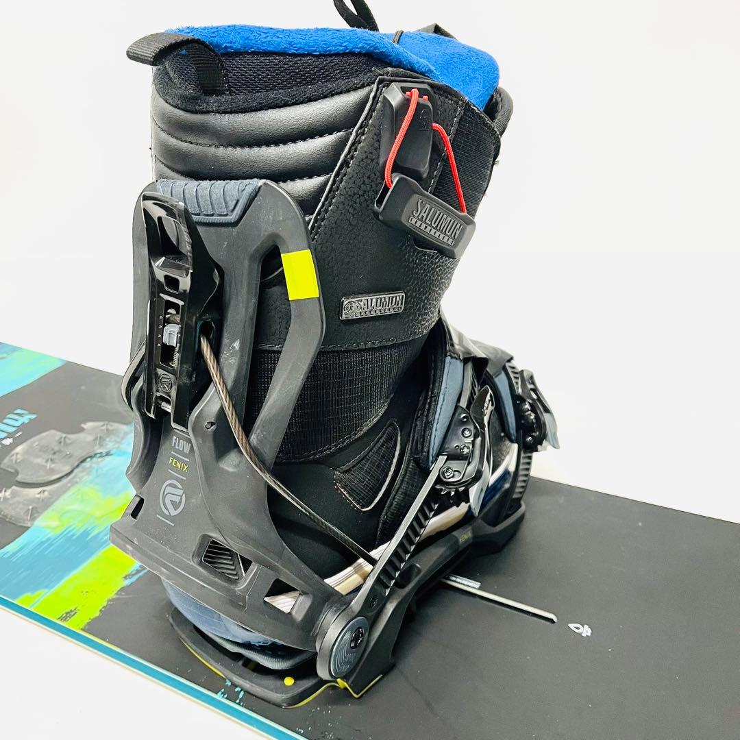 美品　バートン　スノーボード　セット　フロウ　サロモン　スノボ　BOAブーツ