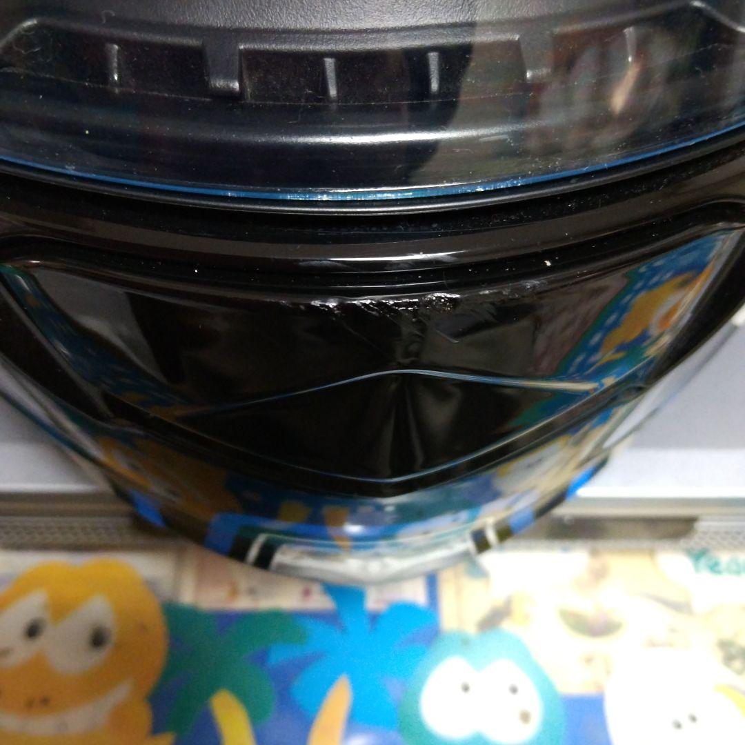 オージーケーカブト カムイ3JAGブラックブルー Sサイズ❰美品❱インカム付き