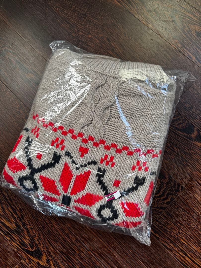 滝沢眞規子さん愛用【MAX MARA WEEKENDノルディック柄ニット］