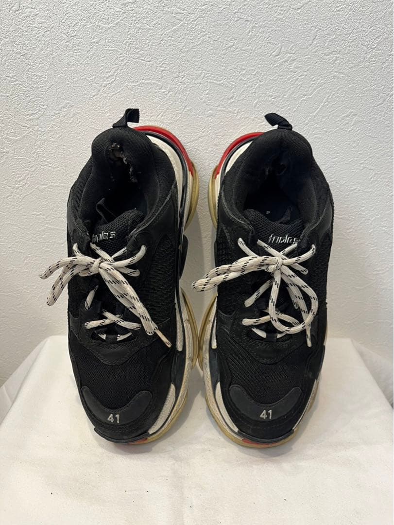 BALENCIAGA トリプルS スニーカー ブラック 41 バレンシアガ