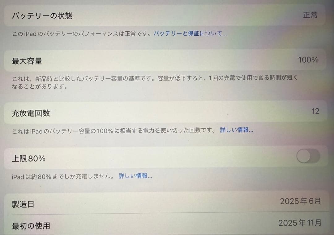 iPad mini A17 Pro (第7世代) Wi-Fiモデル パープル