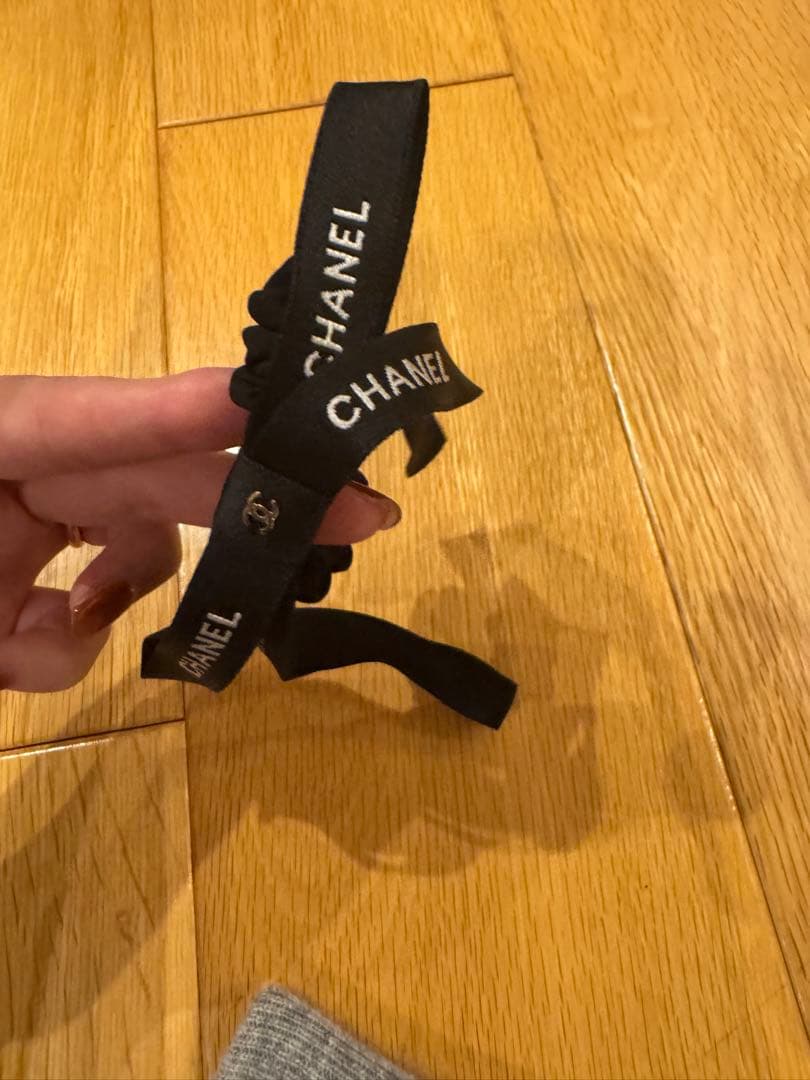 CHANEL ロゴ入りヘアゴム・シュシュ