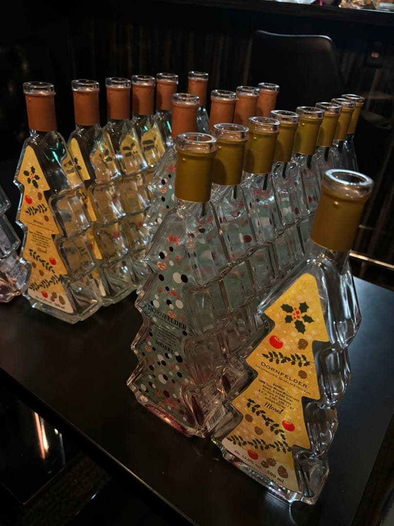 クリスマスツリー型ガラスボトル　22本まとめ売り