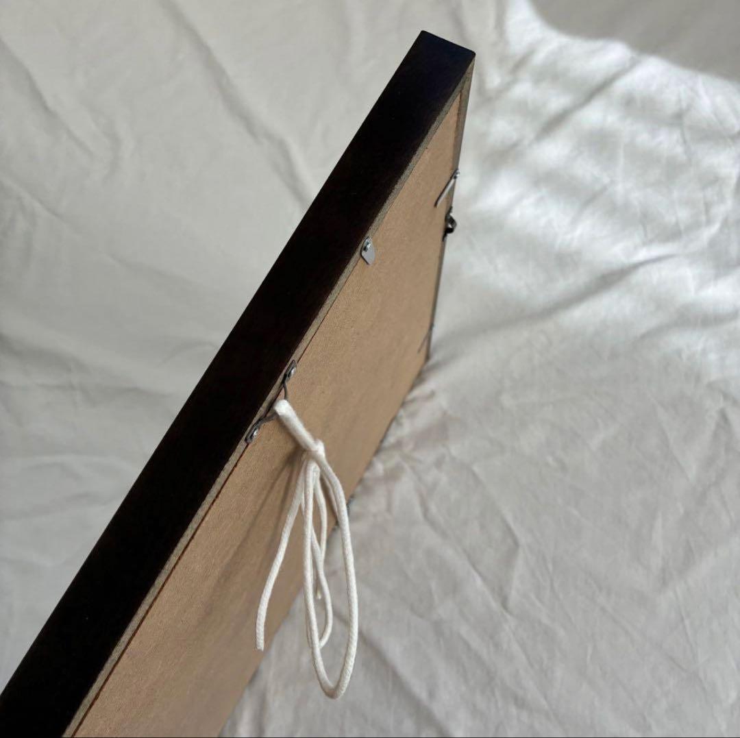 HERMES モノクロ広告 フレーム入り　ポスター