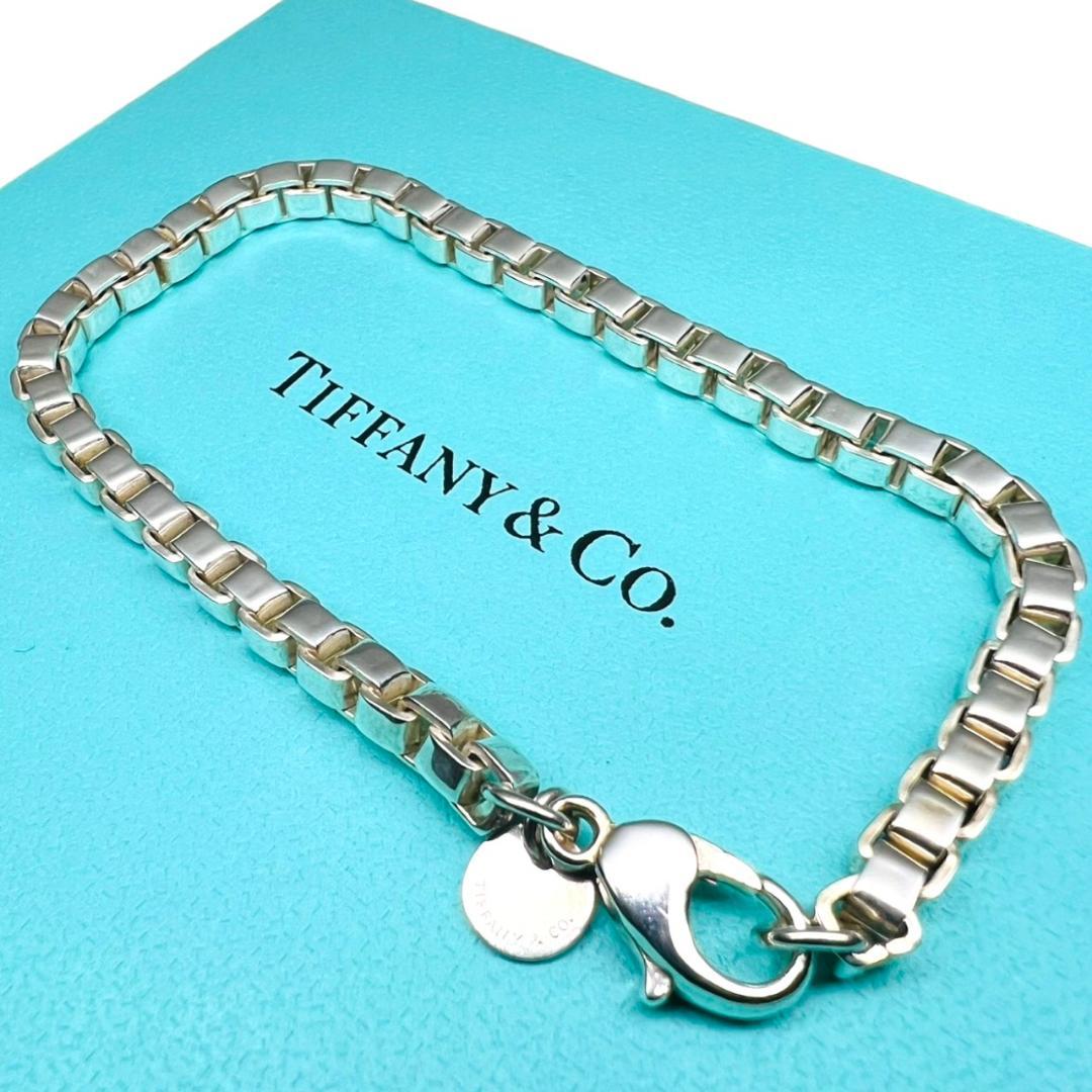 【極美品】TIFFANY ブレスレット ベネチアン 925 シルバー リンク