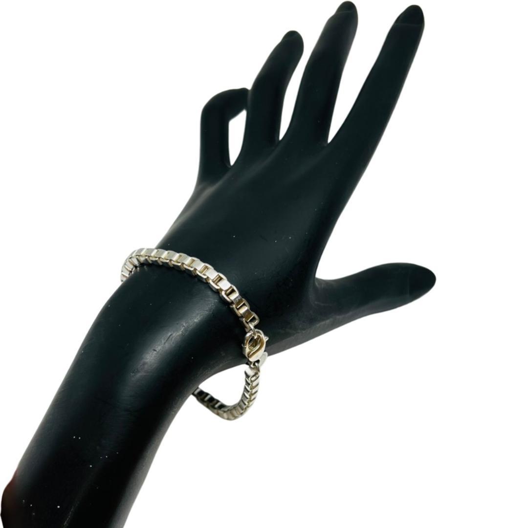 【極美品】TIFFANY ブレスレット ベネチアン 925 シルバー リンク