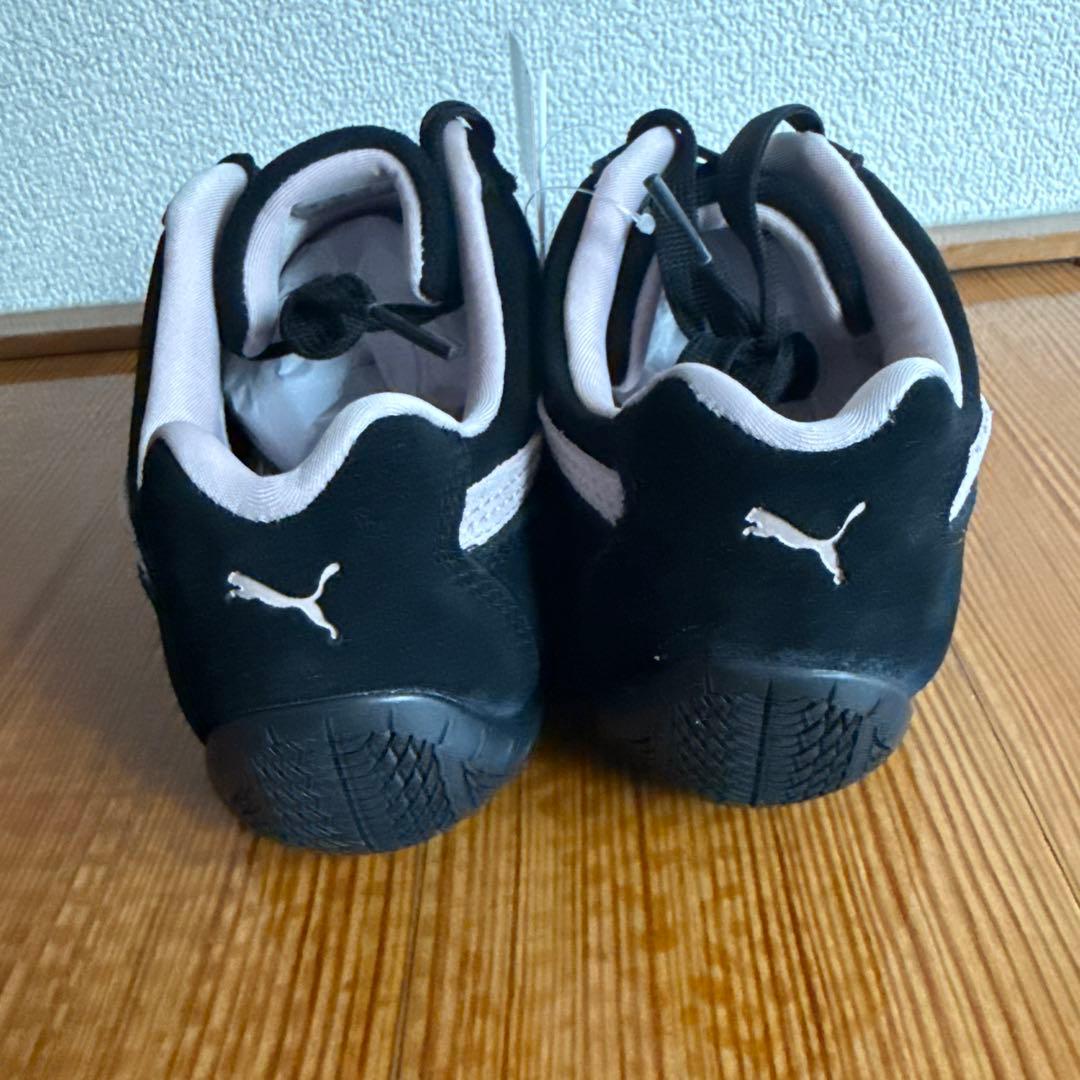 新品 未使用 プーマ スピードキャット スニーカー ブラック ピンク24cm