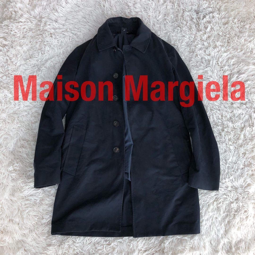 ことらメゾンマルジェラMaisonMargielaモールスキンコート紺色
